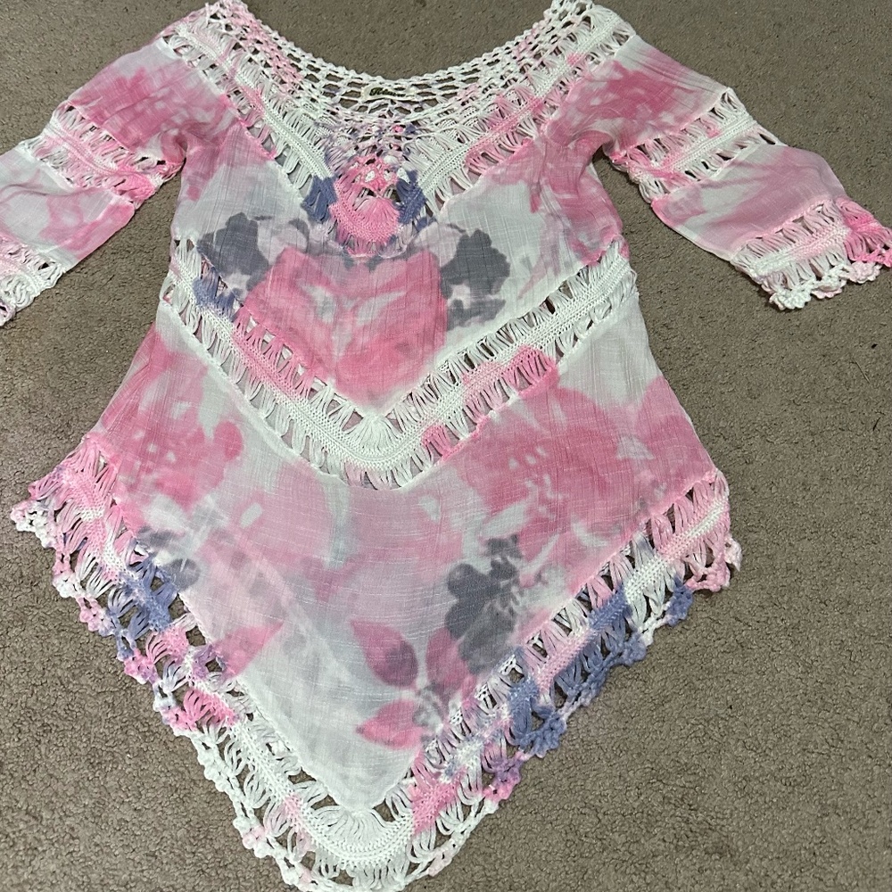 TieDye bathing suit cover